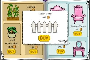Image of Club Penguin Picket Fence